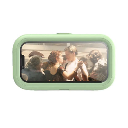 Waterproof Shower Phone Case Rotatable Wall Mount Phone Holder Anti-Fog Touch Screen Phone Shell Shower Sealing Storage Bathroom